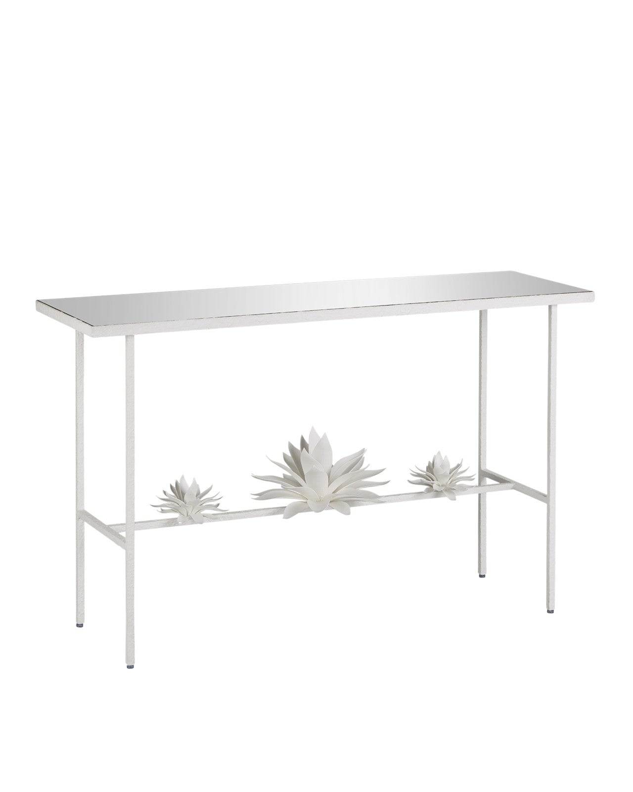 Sisalana White Console Table